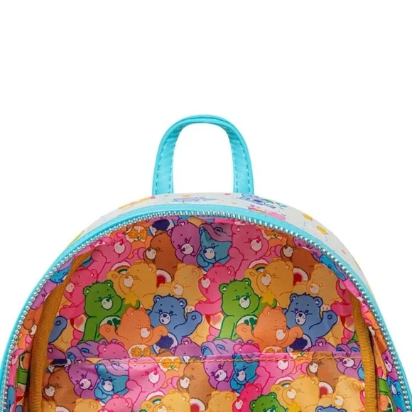 Loungefly Care Bears 40th Anniversary Backpack White Blue